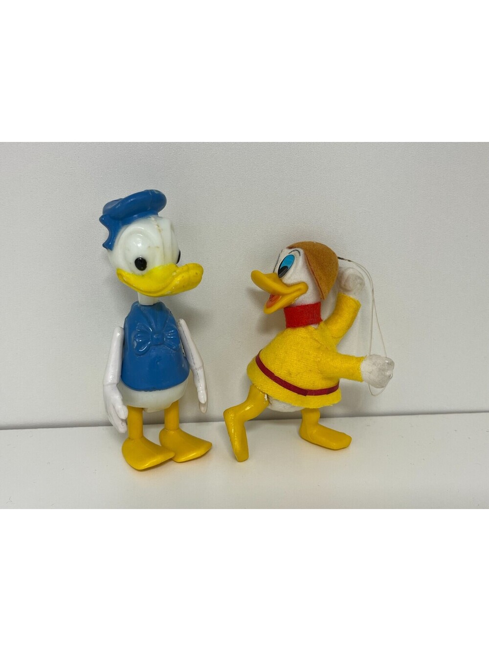 Disney Donald Duck Figure and Christmas Ornament Made in Hong Kong 1960s Vintage